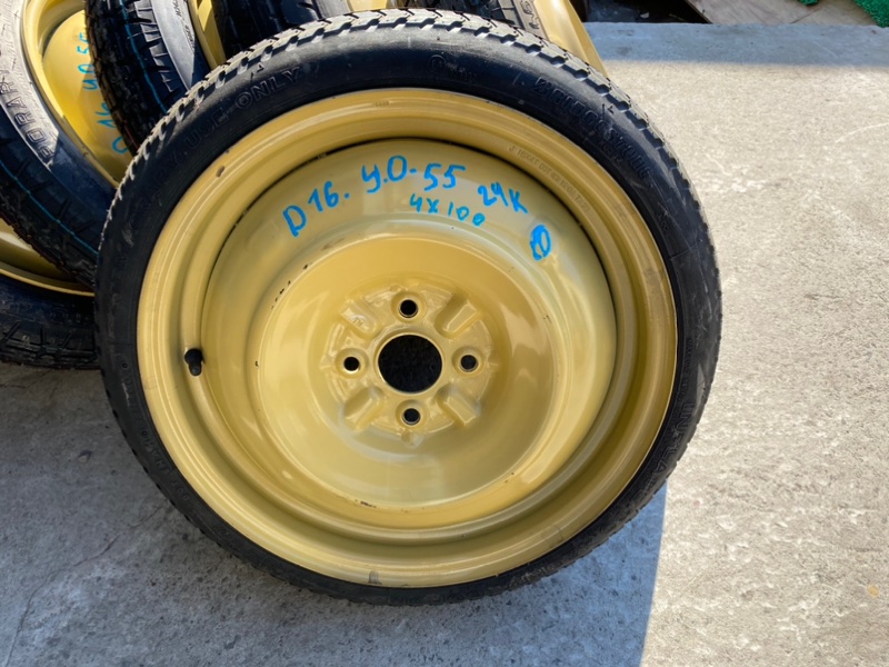 Запасное колесо (банан, докатка) r16, 4*100 Toyota (б/у)