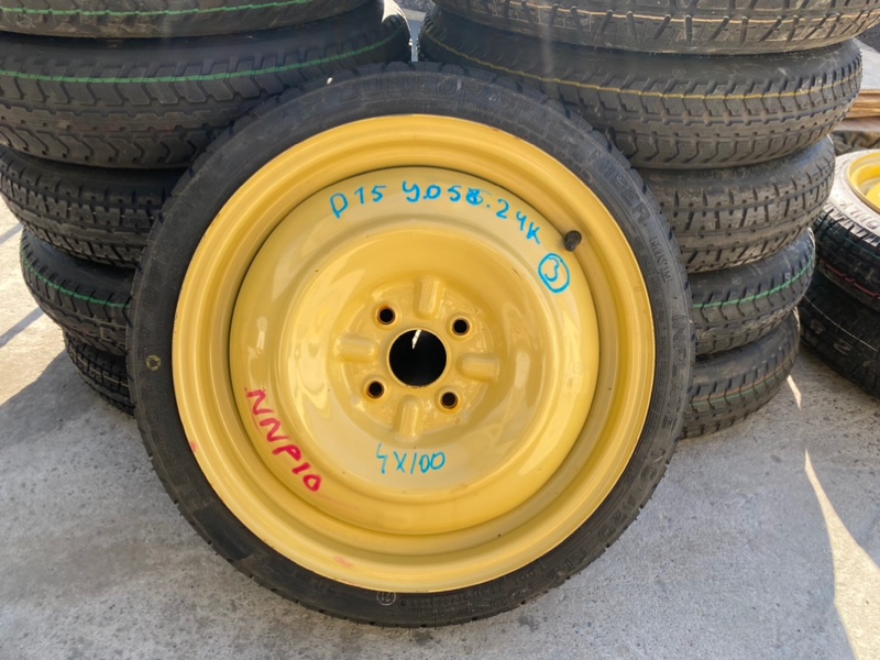Запасное колесо (банан, докатка) r15, 4*100 Toyota Porte NNP10 (б/у)