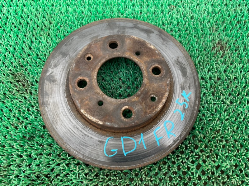 Тормозной диск Honda Fit GD1 передний (б/у)
