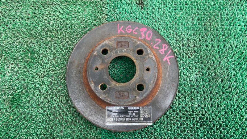 Тормозной диск Toyota Passo KGC30 1KRFE передний (б/у)