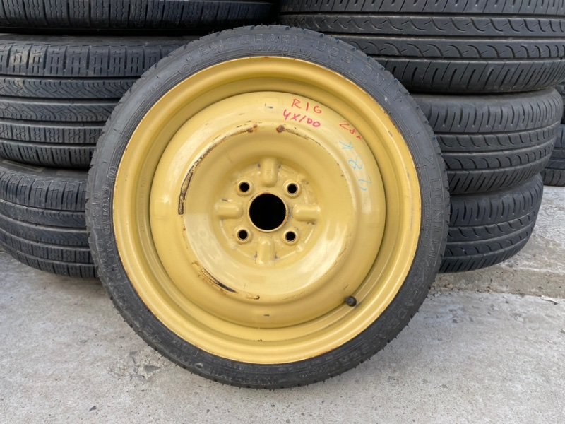 Запасное колесо (банан, докатка) r16, 4*100 Toyota Aqua NHP10 (б/у)