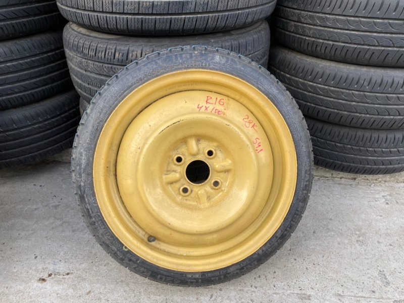 Запасное колесо (банан, докатка) r16, 4*100 Toyota Aqua NHP10 (б/у)