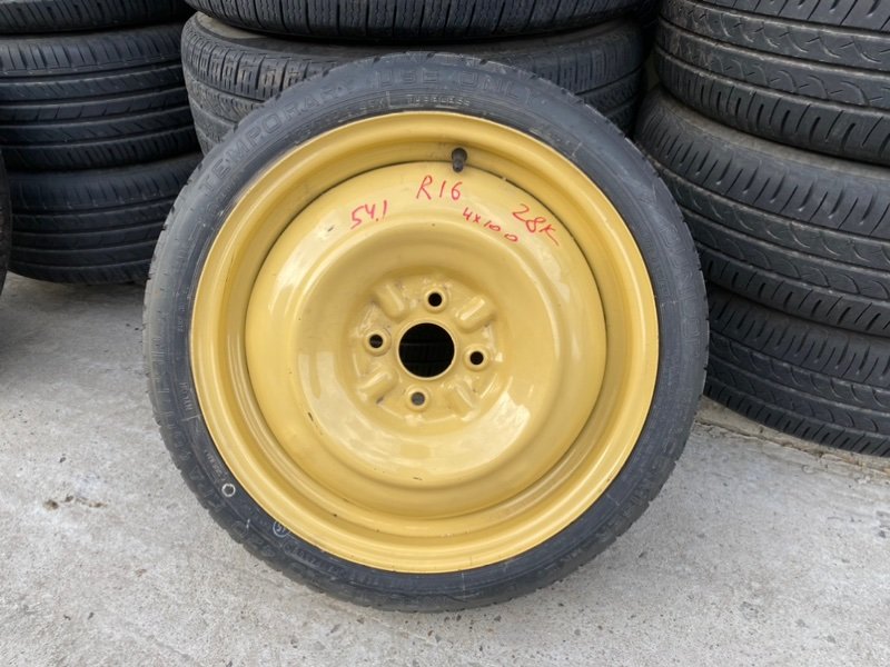 Запасное колесо (банан, докатка) r16, 4*100 Toyota Aqua NHP10 (б/у)