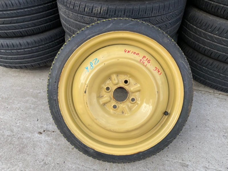 Запасное колесо (банан, докатка) r16, 4*100 Toyota Aqua NHP10 (б/у)