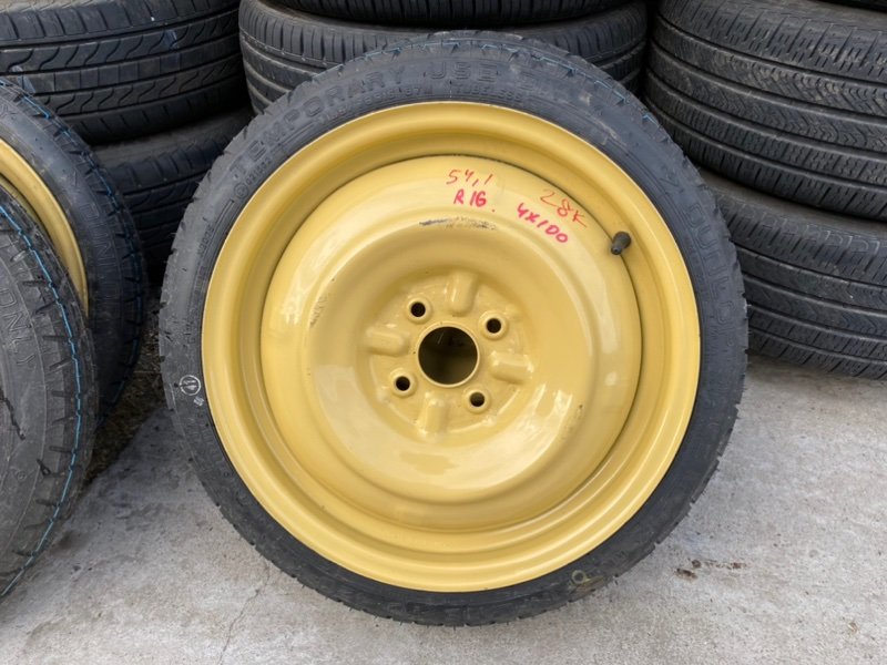 Запасное колесо (банан, докатка) r16, 4*100 Toyota Aqua NHP10 (б/у)