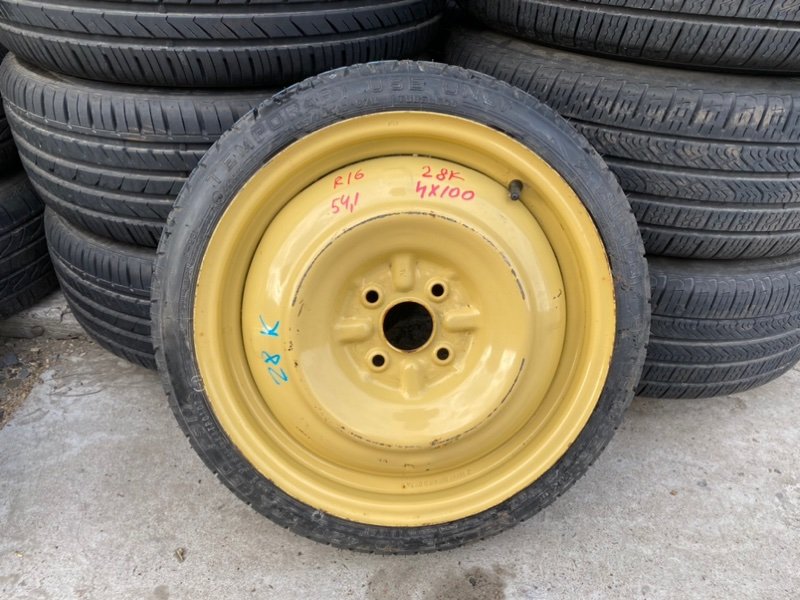 Запасное колесо (банан, докатка) r16, 4*100 Toyota Aqua NHP10 (б/у)
