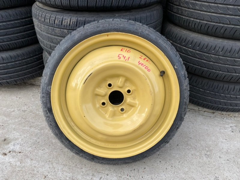 Запасное колесо (банан, докатка) r16, 4*100 Toyota Aqua NHP10 (б/у)