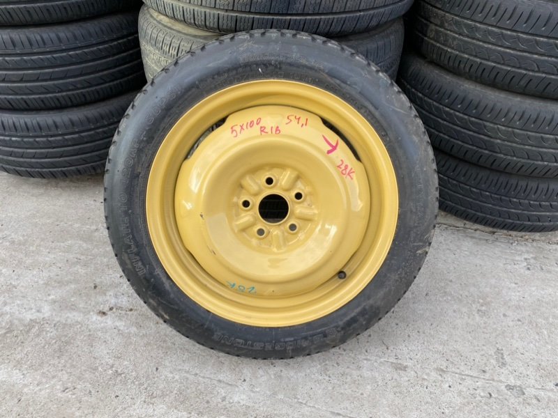Запасное колесо (банан, докатка) r16, 5*100 Toyota Prius ZVW30 (б/у)