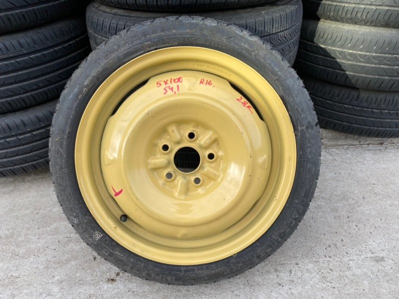 Запасное колесо (банан, докатка) r16, 5*100 Toyota Allion AZT240 (б/у)
