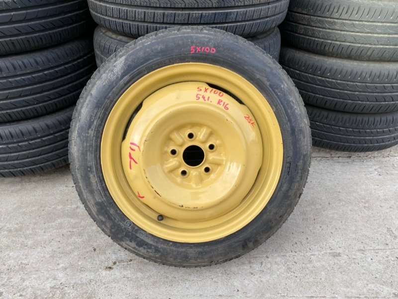 Запасное колесо (банан, докатка) r16, 5*100 Toyota Prius ZVW30 (б/у)
