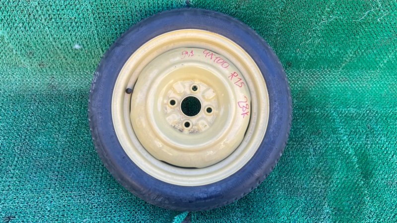 Запасное колесо (банан, докатка) r15, 4*100 Toyota Vitz KSP130 (б/у)