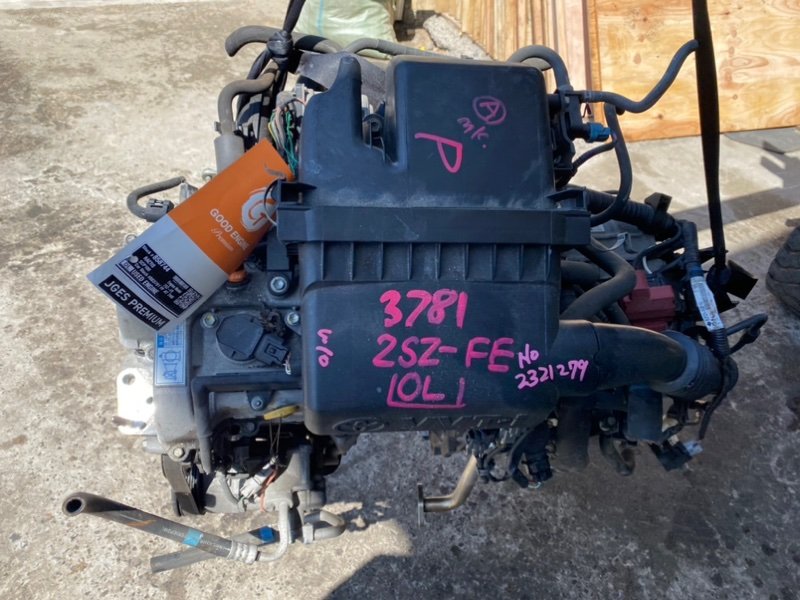 Двигатель Toyota Ractis SCP100 2SZFE (б/у)