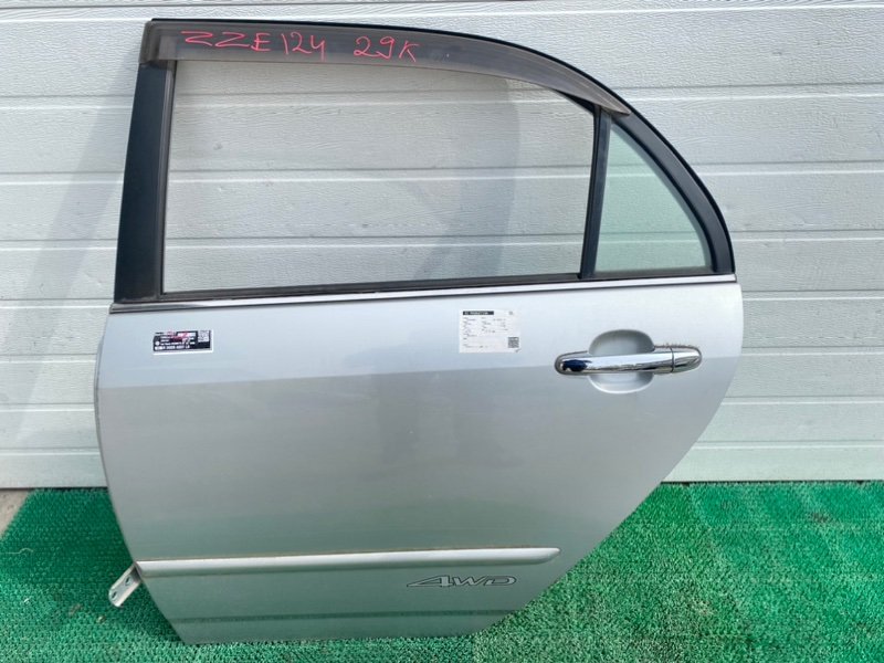 Дверь TOYOTA COROLLA ZZE124 задняя левая (б/у)