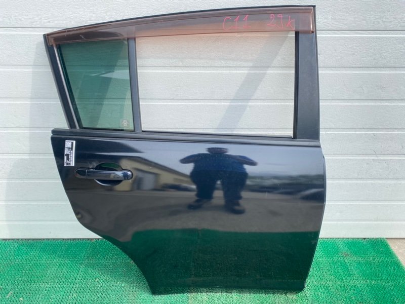 Дверь Nissan Tiida C11 задняя правая (б/у)