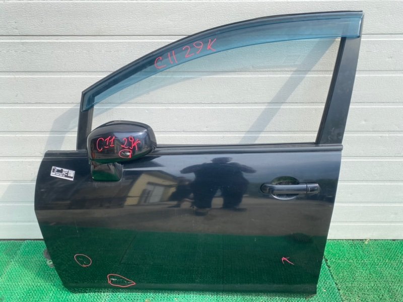 Дверь Nissan Tiida C11 передняя левая (б/у)