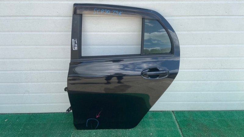 Дверь TOYOTA VITZ SCP90 задняя левая (б/у)
