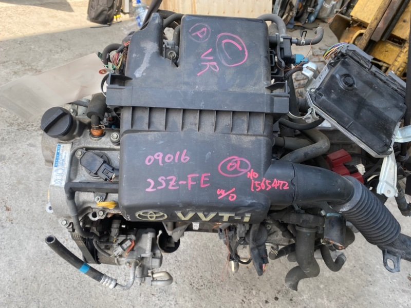 Двигатель TOYOTA BELTA SCP92 2SZFE (б/у)