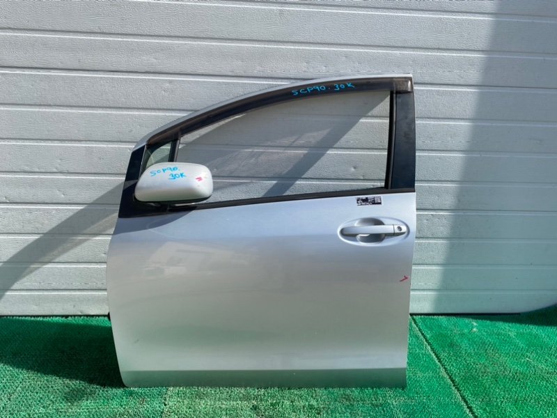 Дверь TOYOTA VITZ SCP90 передняя левая (б/у)