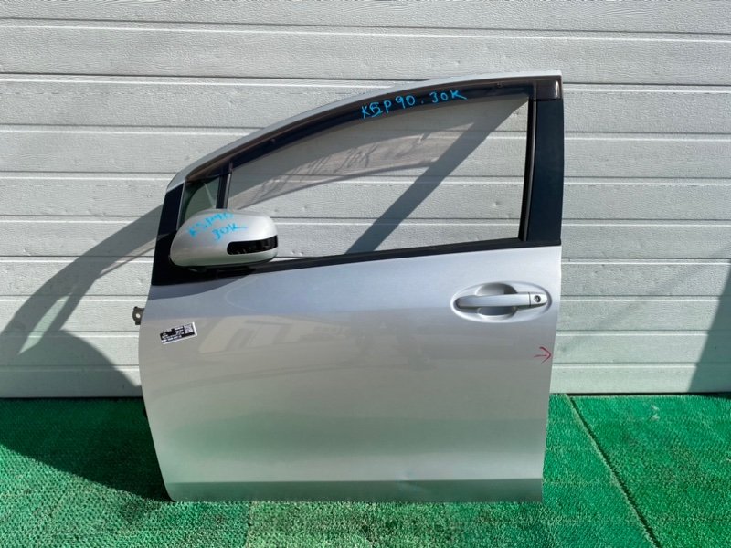 Дверь TOYOTA VITZ KSP90 передняя левая (б/у)