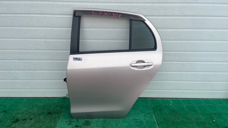Дверь TOYOTA VITZ SCP90 задняя левая (б/у)