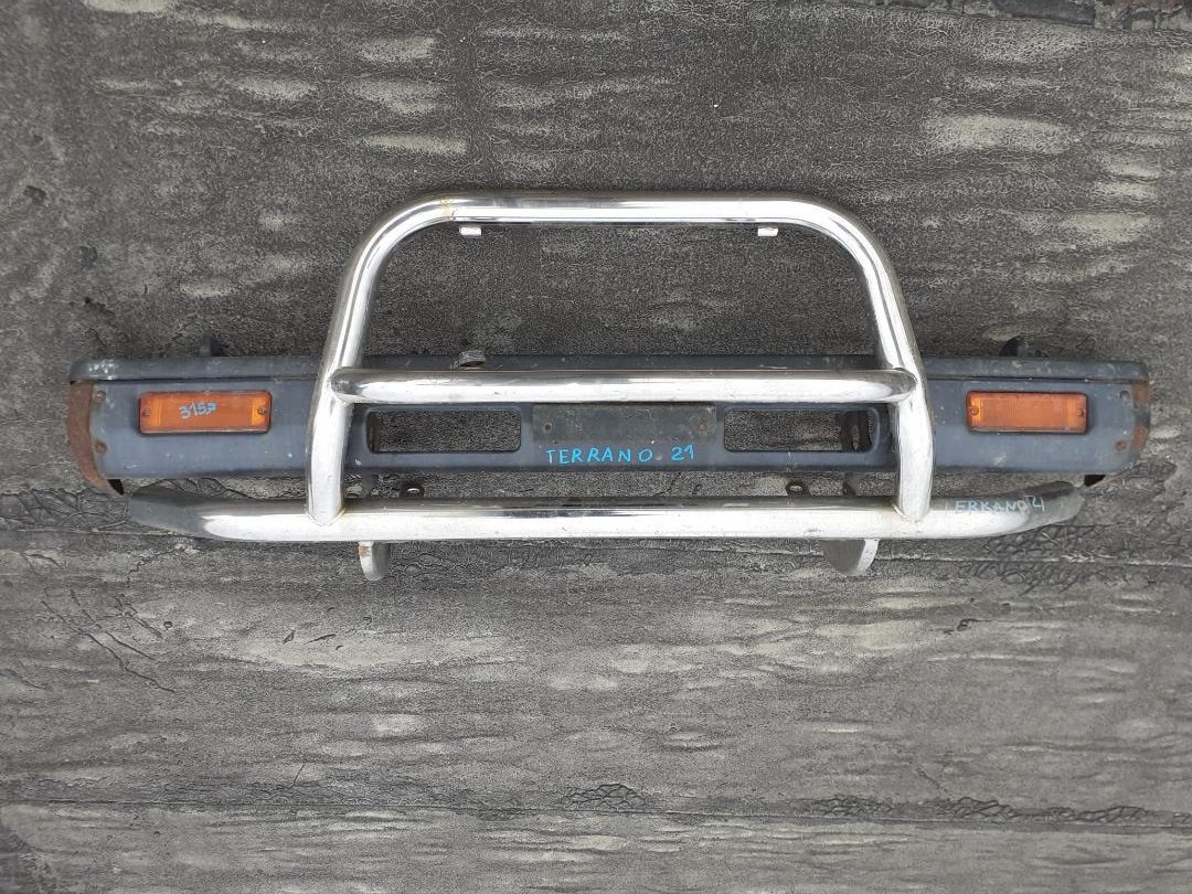 Передний бампер SAT Nissan Terrano 3 D10 (2013-2022) (Неокрашенный)