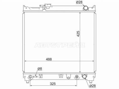 Радиатор ДВС ESCUDO 1988-1999 TD01V H20A Радиатор ДВС ESCUDO 1988-1999 TD01V H20A