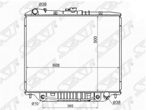 Радиатор ДВС BIGHORN 1991-2000 UBS25DW 4JG1 Радиатор ДВС BIGHORN 1991-2000 UBS25DW 4JG1