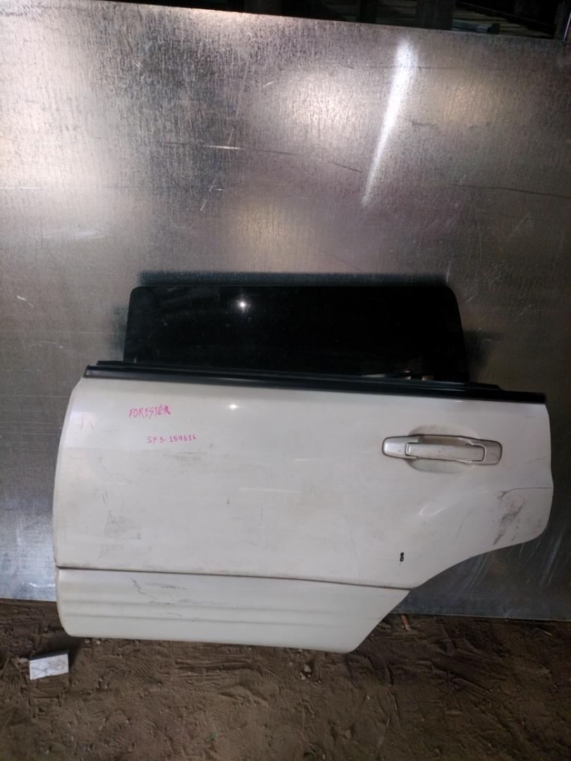 Дверь задняя левая SUBARU FORESTER 1997-2002 SF5 EJ20 61401FC010 контрактная