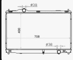 Радиатор ДВС MARK X 2004- GRX120 3GRFSE