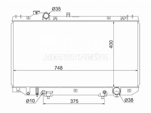Радиатор ДВС ARISTO 1997-2004 JZS160 2JZGTE