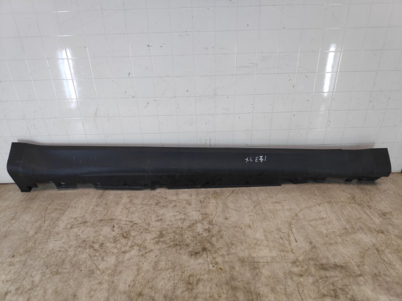 Накладка на порог правая BMW X6 2008-2014 E71 51777176234 Б/У