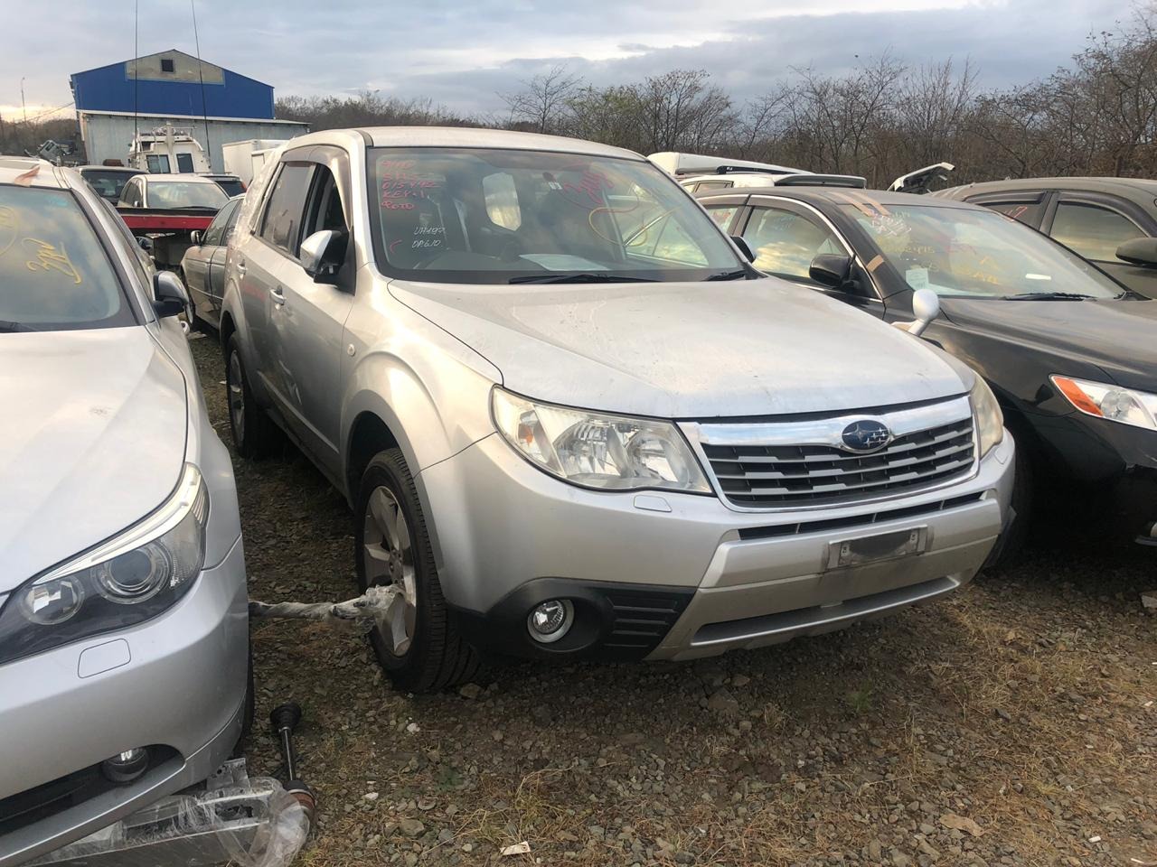 Автомобиль Subaru Forester SH EJ204 2008 года в разбор