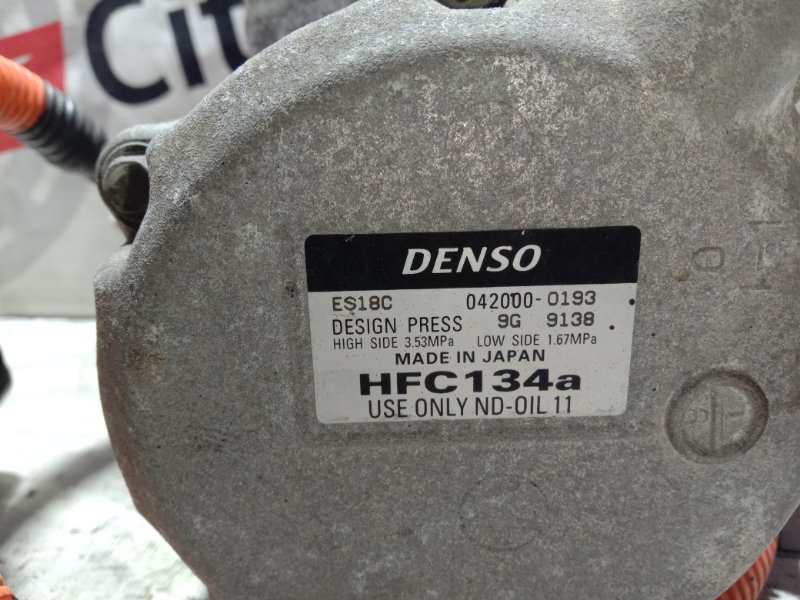 Компрессор кондиционера PRIUS 2005 NHW20 1NZ-FXE