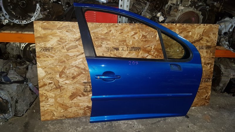 Дверь Peugeot 207 ХЕЧБЕК перед. прав. (б/у)
