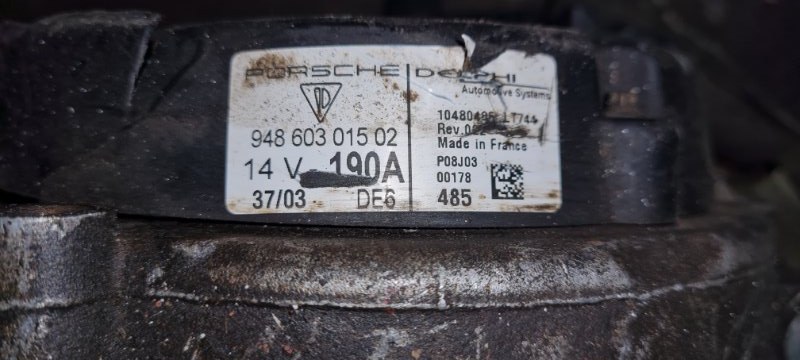 Генератор 190А Porsche Cayenne (б/у)