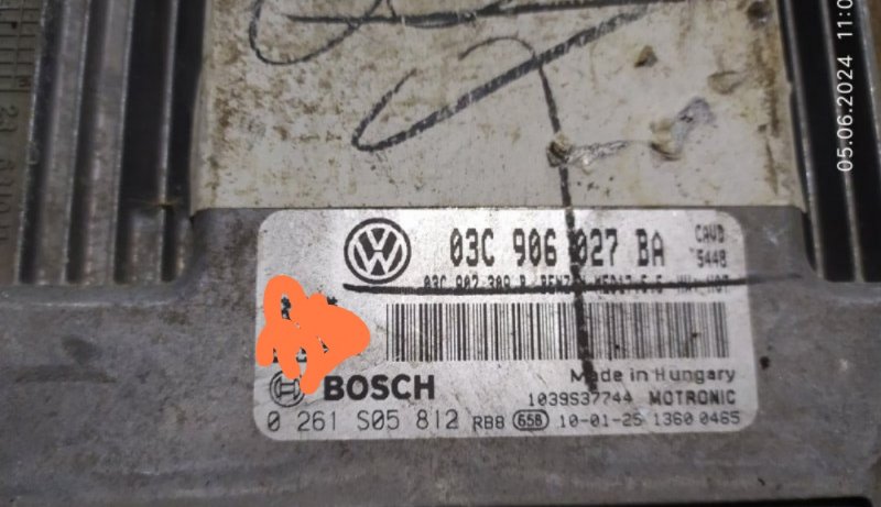 БЛОК УПРАВЛЕНИЯ ДВИГАТЕЛЯ Volkswagen Golf 5K1 CAV 2010 (б/у)