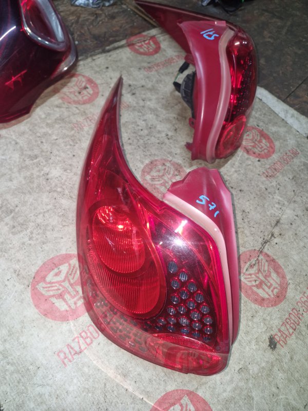 Фонарь Peugeot 207 WK 1.6 EP6CD EUR 5 120Л.С. 2010 задн. лев. (б/у)