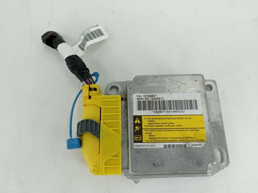Запчасть блок управления airbag Cadillac Escalade 2002-2006 GMT830 LQ9 15130607 контрактная Блок управления airbag Cadillac Escalade 2002-2006 GMT830 LQ9 15130607 контрактная