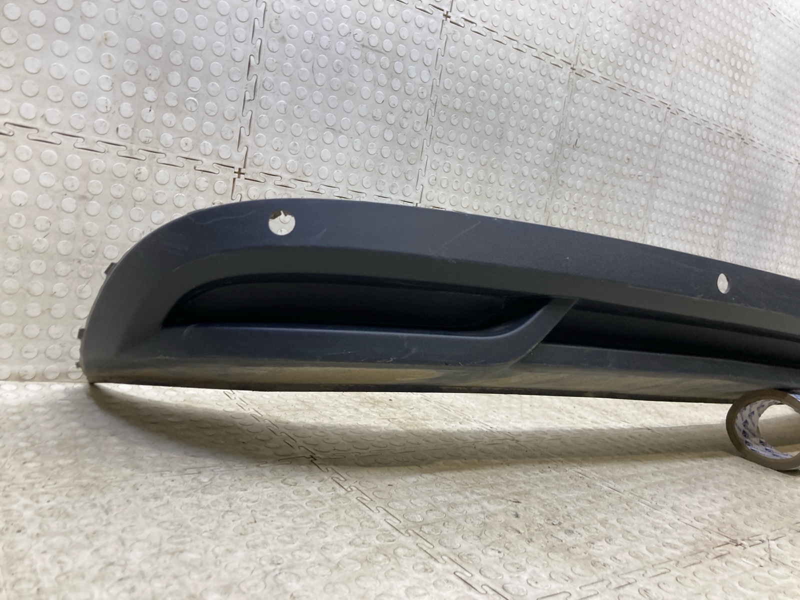 Юбка бампера задняя Rapid 2019-