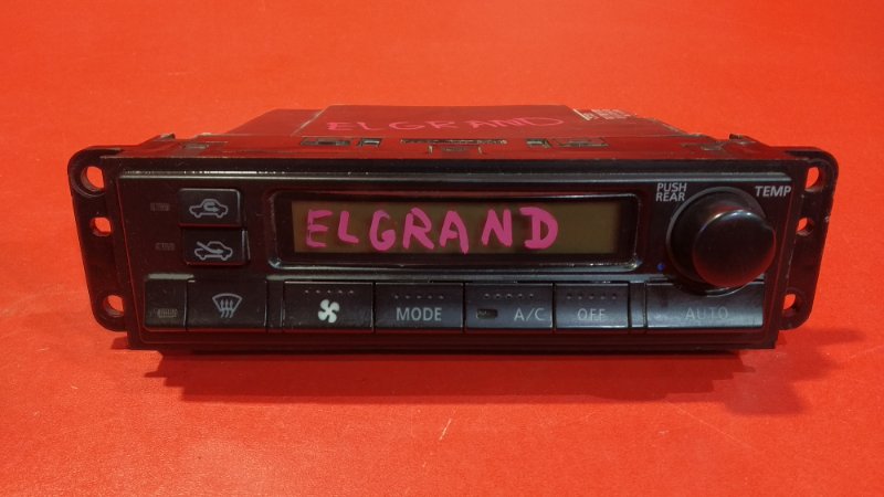 Блок управления климат-контролем Nissan Elgrand ALWE50 VG33E 1997 (б/у)