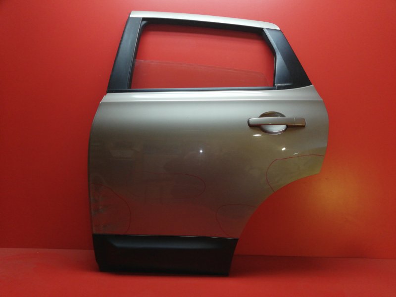 Дверь Nissan Qashqai J10 MR20DE 2008 задняя левая (б/у)