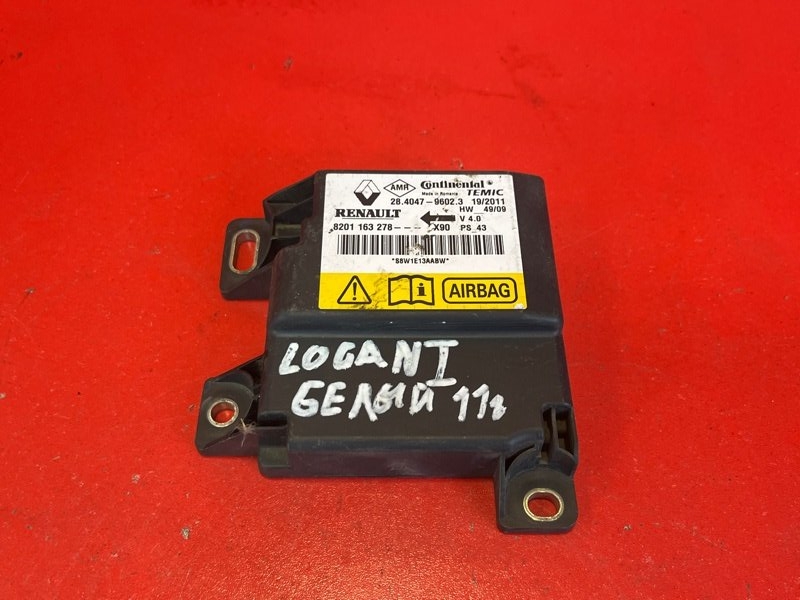 Блок управления airbag Renault Sandero BS11 K7M 2010 (б/у)