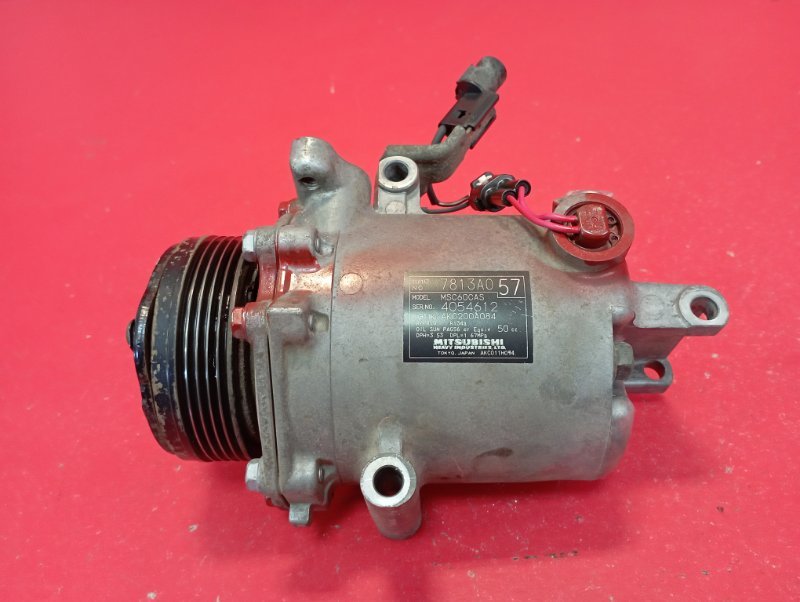 Компрессор кондиционера Mitsubishi Lancer CY2A 4A91 2008 (б/у)