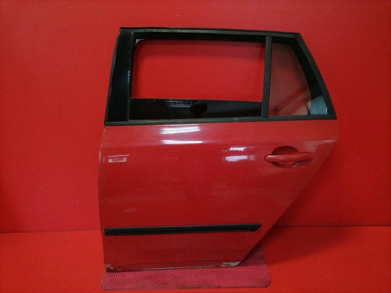Дверь Skoda Fabia 5J2 BZG 2008 задняя левая (б/у)