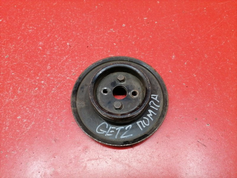Шкив помпы Hyundai Getz TB G4EA 2004 (б/у) Шкив помпы Hyundai Getz TB G4EA 2004 (б/у)