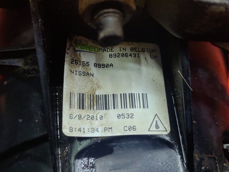 Фара противотуманная Nissan Teana J32 QR25DE 2010 передняя левая (б/у) Фара противотуманная Nissan Teana J32 QR25DE 2010 передняя левая (б/у)