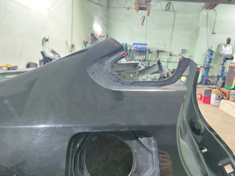 Крыло Nissan Almera G15 K4M 2014 заднее правое (б/у) Крыло Nissan Almera G15 K4M 2014 заднее правое (б/у)