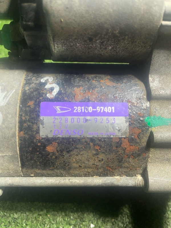 Стартер Toyota BB QNC21 3SZ-VE