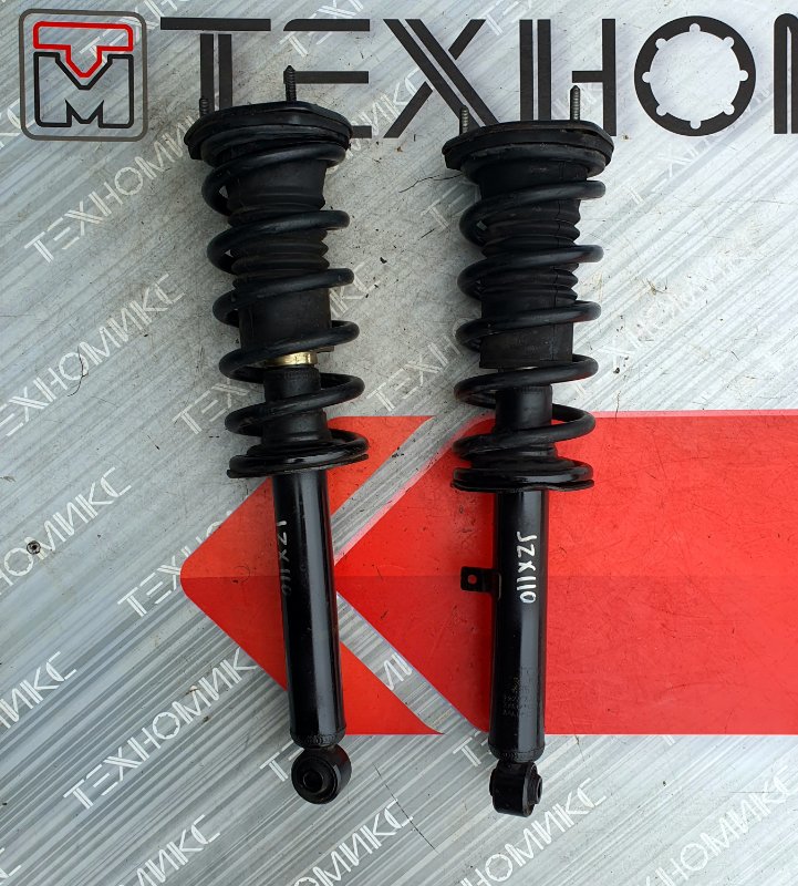 Стойка TOYOTA MARK II JZX110 передняя (б/у) Стойка TOYOTA MARK II JZX110 передняя (б/у)