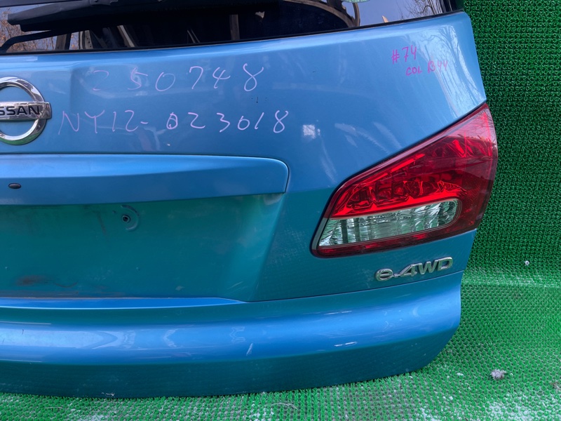 Дверь 5-я задняя NISSAN WINGROAD NY12 HR15DE